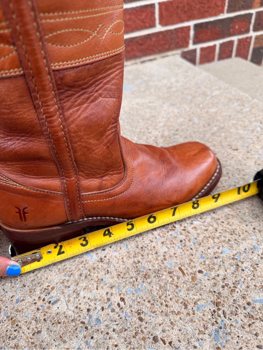 Vintage Frye Campus Stitching Horse Boots - Picture 8 of 8